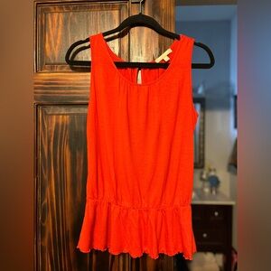 Banana Republic Red Sleeveless Top